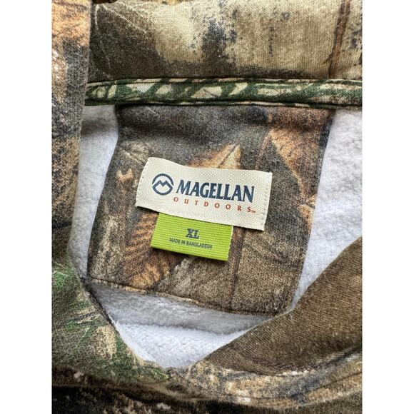 Magellan Outdoors Hoodie Sweatshirt Kids XL Brown Realtree Camo Fleece Hunting - Picture 10 of 11